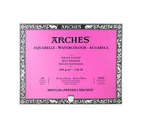 1711606 Arches Aquarelle Watercolour Paper, Cardboard, Paper, White, 41 x 51 CM