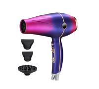 (1717 Purple, British Rules (240V)) Hairdryer for household high-power negative ions do not damage power generation hair dryer hammer blowing