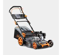 Vonhaus Petrol Lawnmower 171Cc, Self Propelled Lawn Mower For All Types Of Grass/gardens, 60L Collection Bag, 51Cm Working Width