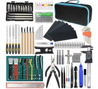 172 PCS 3D Printing Tool Kit, 3D Printing Accessories with Nozzle Cleaning Kit, Deburring Tool, Digital Caliper, Smoothing Tools, 3D Printer Tools for Model Measuring Removing Finishing 3D Print