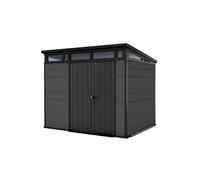 17210836 Cortina 9 x 7 Plastic Garden Shed in Wood Effect