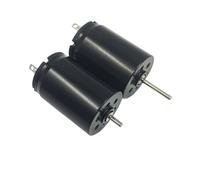 1725 17mm Coreless electronic starter Singal Shaft/Double Shaft DC 12V 12000/15000RPM High Speed Replacement for Rotary Tattoo Machine CZAOINCU(Model C Dual Shaft)