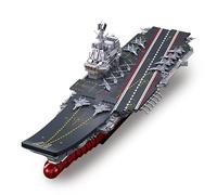 1728 Pieces Aircraft Carrier Building Block Set, Military Battleship Model Building Kit Modern Military Roleplay Warship with Airplane, STEM Construction Model Gift for Adults