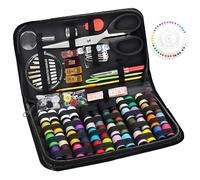 172PCS Sewing Kit for Home, Travel & Beginners-All-in-One Sewing Supplies with Assorted Threads, Needles, Scissors, Buttons, Thimbles, Measuring Tape, Portable Case for DIY Daily Mending&Quilting