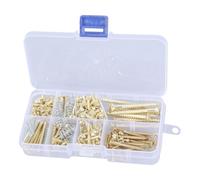 173 Pieces Guitar Screw Kit 9 Types, Screw Assortment Set with Spring for Electrical Switch, Neckplate Guitar Maker Tool Kit Guitar Screw Kit Guitar Screws Assortment Guitar Hardware Screw Set