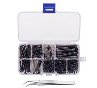 173 Pieces Guitar Screw Kit 9 Types, Screw Assortment Set with Spring for Electrical Switch, Neckplate Guitar Maker Tool Kit Guitar Screw Kit Guitar Screws Assortment Guitar Hardware Screw Set