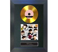 #175 BTS - I Need U Single Signed Autograph Mounted Cd Cover Record Reproduction PRINT A4 Rare Perfect Birthday (297 x 210mm) (Black Frame)