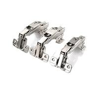 175 Degree Cabinet Hinge Cold Rolled Steel Door Hinges Rustless Cabinet Cupboard Door Hinges Furniture Door Hardware 3 Types (Color : Full Overlay)