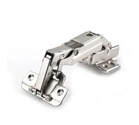 175 Degree Hydraulic Buffer Hinge Rustless Iron Soft Close Cabinet Cupboard Door Hinges 1Pcs(Half Overlay)