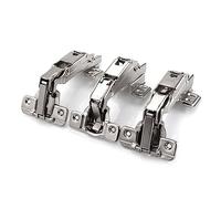 175 Degree Hydraulic Buffer Hinge Rustless Iron Soft Close Cabinet Cupboard Door Hinges for Furniture 1Pcs(Insert)