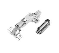175 Degree Hydraulic Hinge - 2Pcs Soft-Close Corner Cabinet Door Hinge with Mounting Screws for Kitchen & Bathroom(Fixed Full Overlay)