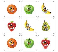 175 Fruit Healthy Eating Diet Square Childrens Pupils School Praise Childrens Reward Stickers 20mm Primary Teaching Services