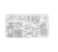 175 Pcs Type a Parallel Pin Set 3mm 4mm 5mm 6mm Carbon Steel | Drive Shaft Fasteners, Flywheel Gear Wheel Repair, Storage Box Included for Workshop Organization