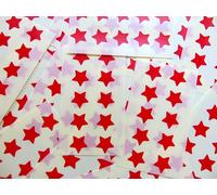 175 Star Red Stickers - Sticky Coloured Self Adhesive Labels for Colour Coding