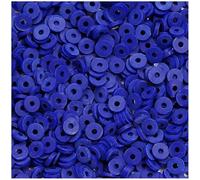 1750pcs Navy Blue Clay Beads 6mm Flat Clay Disc Beads for Necklace Bracelet Pendant Making（with 2MM Hole Dia