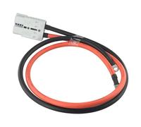 175A 2AWG 1M Battery Cable with M8 Terminal for Anderson Connector, Compatible with 0-4AWG Wires, IP20 Rated, 600V Industrial Power Cable for Forklifts, RVs, Yachts, and Trucks