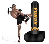 175cm Boxing Punch Bag - Free-Standing 69'' Height, Designed for Men's Training in MMA, Muay Thai, and Fitness - Ideal Inflatable Kickboxing Bag Stand, Essential Boxing Equipment