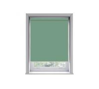 175cm No Drill Basil Thermal Blackout Roller Blind (170cm Drop), Green