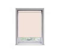 B&Q Roller Blind No Drill Self-Adhesive Thermal Blackout Pink 175cm (170cm drop)