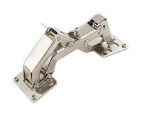 175Degrees Cabinet Door Hinges for Thick Panels - 130-170 Degree Angle, Ideal for Kitchen & Bathroom Cabinets - 1pc(Curved)