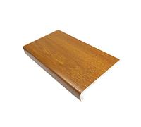 175mm Golden Oak UPVC Window Board/Cill Cover 1.25m Long 9mm Thick Plastic Window Sill Capping