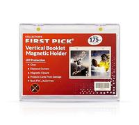 175pt Vertical Booklet Magnetic Card Holder - UV Protection - 175 PT PVC FREE - Great Fit For National Treasures, Flawless, Playbook Cards and More