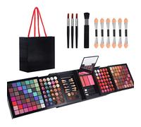 177 Colors Professional Makeup Kit for Women Girls Full Kit Gift Set with Mirror All in One Make up Palette Included Eyeshadow Powder Eye Shadow Gel Lip Gloss Concealer Eyebrow Powder Blush Brushes