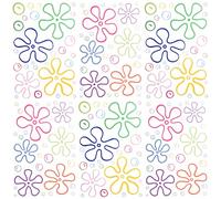 177 Pcs Flowers Bubbles Wall Stickers, Cute Bubble Stickers Under The Sea Birthday Party Flower Wall Decorations for Bedroom Bathroom Boys Girls Teens Adults