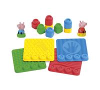 17714 Peppa Pig-Sensory Path-Playset, Building 18 Month Old, Clemmy Soft Blocks, Machine Washable-Made in Italy, Multicolour