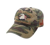 1776-2026 Peaked Cap, 250th Anniversary Distressed Look Accessory, Memory Souvenir Hat - Suitable for Travel, Holiday, School, Daily Commuting, Camping, Hiking, Backpacking, Sports, Going Out