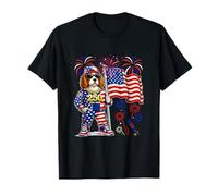 1776-2026 Proud 250th 4th July Cavalier King Charles Spaniel T-Shirt