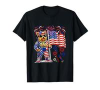 1776-2026 Proud 250th Aniversary 4th July Yorkshire Terrier T-Shirt