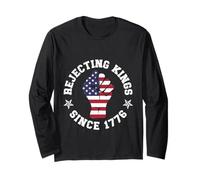 1776 American Pride For Patriots & Veterans Retro Vintage Long Sleeve T-Shirt