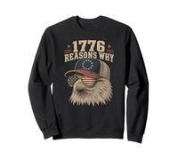 1776 Reasons Why Eagle Funny 4th Of July Sweatshirt