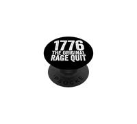 1776 The Original Rage Quit Funny Gamer 4th Of July PopSockets Adhesive PopGrip
