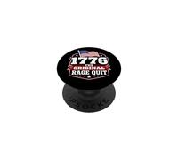 1776 The Original Rage Quit Funny Gamer 4th Of July PopSockets Adhesive PopGrip