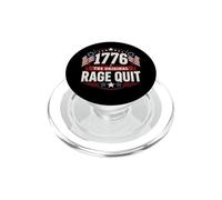 1776 The Original Rage Quit Funny Gamer 4th Of July PopSockets PopGrip for MagSafe