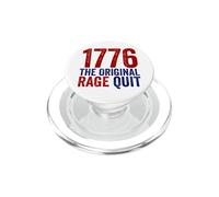 1776 The Original Rage Quit Funny Gamer 4th Of July PopSockets PopGrip for MagSafe