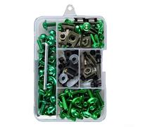 177PCS Aluminum Motorcycle Hardware Kit for Fairing and Windshield Mounting Without Brand-Specific Limitations