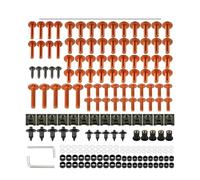 177PCS Fairing Bolts Screws Nut Kit For Suzuki Volusia VS 800/1400 VS800 VS1400 Intruder DR125SM DR-Z400SM(Orange)