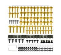 177PCS Fairing Bolts Screws Nut Kit For Yam&aha SMAX XMAX X-MAX 125 150 XMAX125 XMAX150 Morphous Vino 50 Vino50 Vino125(Gold)