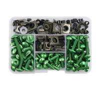 177PCS Motorcycle Accessories Windshield Fairing Screw Body Set For Suzuki GSXR 600 750 1000 K1-K8(Green)