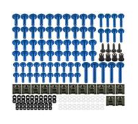 177PCS Screws Nut Motorcycle Alloy Fairing Bolt Screw Bolts Kit For Kawasaki For SUZUKI(Blu)