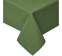 (178 cm Round, Green) Plain Cotton Tablecloth