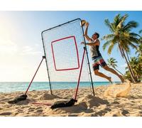 178 x 101cm Adjustable Volleyball Rebounder Net, Large Training Bounce Back Net for Bumping, Spiking & Setting - Sturdy, Multi-Angle Practice Equipment, Easy Setup & Foldable