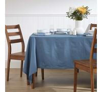 (178 x 300 cm, Air force Blue) Plain Cotton Tablecloth