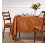 (178 x 300 cm, Burnt Orange) Plain Cotton Tablecloth