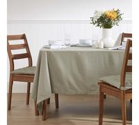 (178 x 300 cm, Grey) Plain Cotton Tablecloth