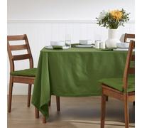 (178 x 300 cm, Olive) Plain Cotton Tablecloth
