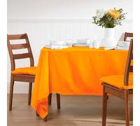 (178 x 300 cm, Orange) Plain Cotton Tablecloth